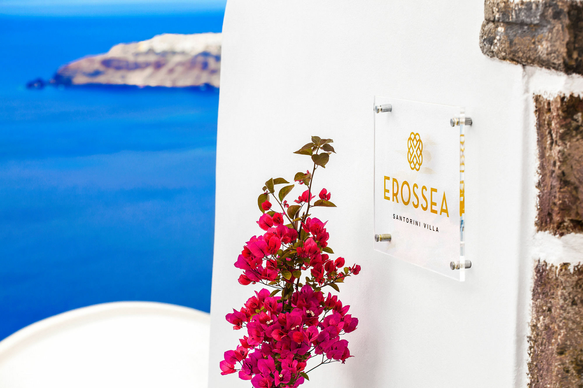 Erossea Villa Imerovígli Buitenkant foto