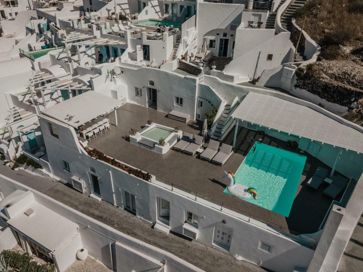 Erossea Villa Imerovígli Buitenkant foto
